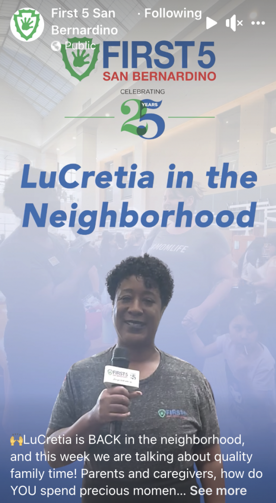 LuCretia in the Neighborhood flyer